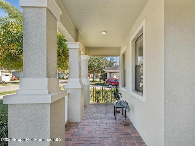 view of patio / terrace featuring a porch