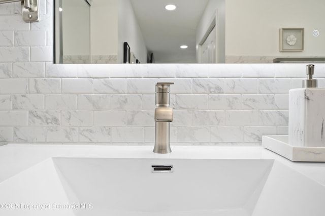 room details with sink