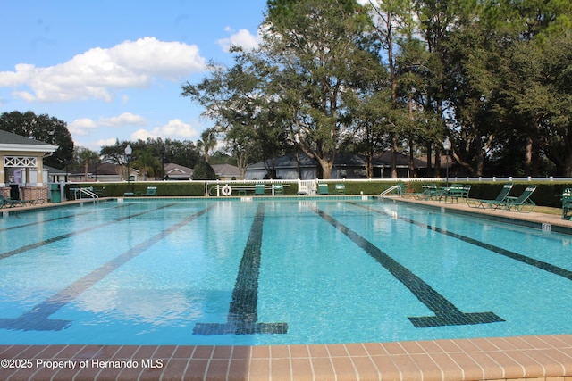 15033 Middle Fairway Dr, Spring Hill, FL 34609 - view of swimming pool