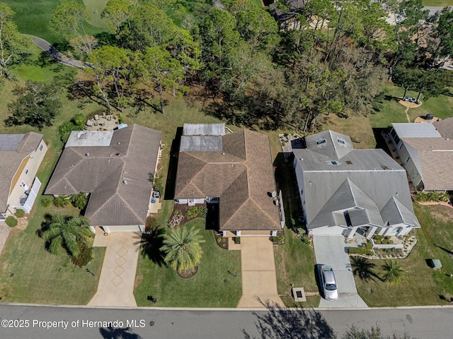 birds eye view of property featuring a residential view