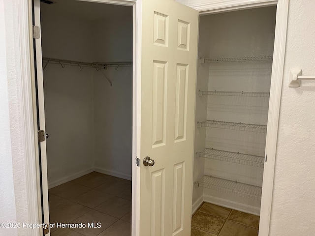 view of closet