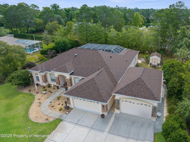 bird's eye view