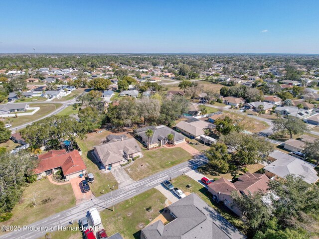 birds eye view of property featuring a residential view