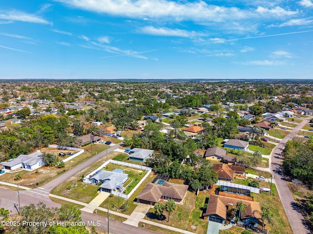 birds eye view of property featuring a residential view