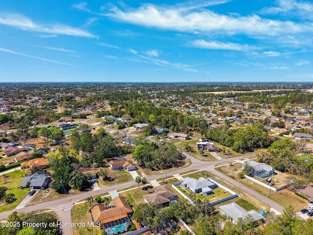 birds eye view of property featuring a residential view