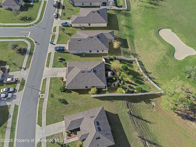 birds eye view of property featuring a residential view