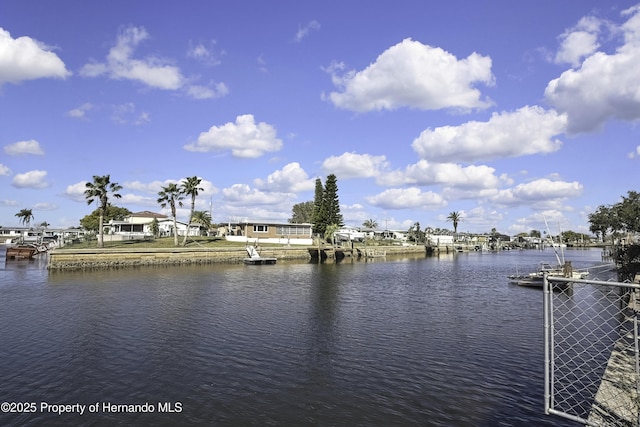 property view of water