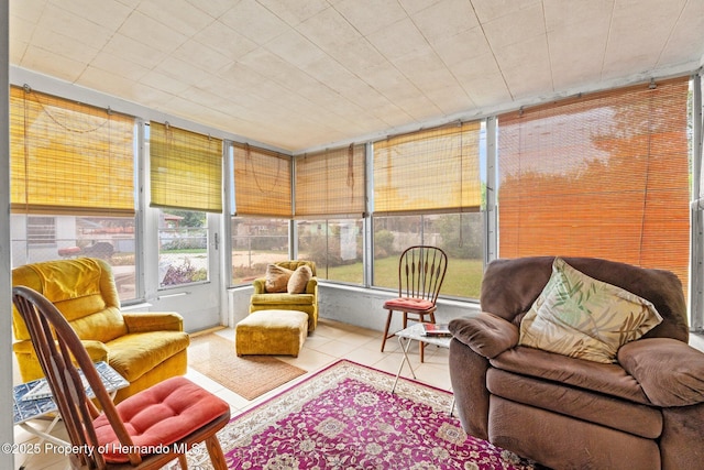 sunroom featuring a wealth of natural light