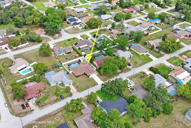 2013 Meredith Dr, Spring Hill, FL 34608 - aerial view of property's location featuring nearby suburban area
