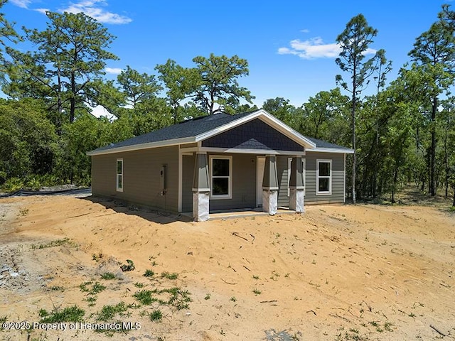 18082 Parakeet Rd, Weeki Wachee, FL 34614 - view of front of property featuring a porch
