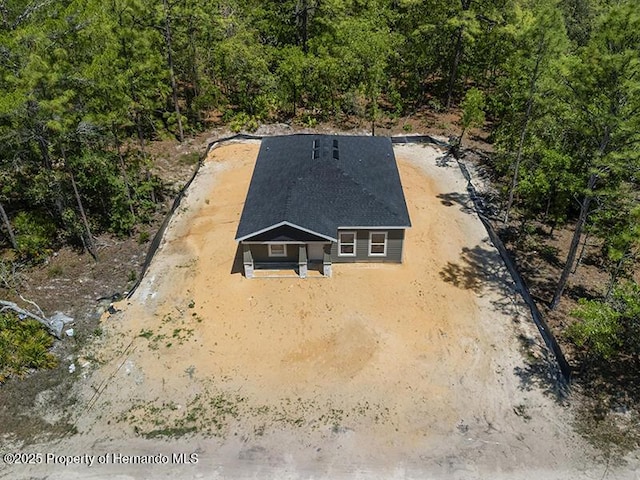 18082 Parakeet Rd, Weeki Wachee, FL 34614 - aerial view of property and surrounding area featuring a forest