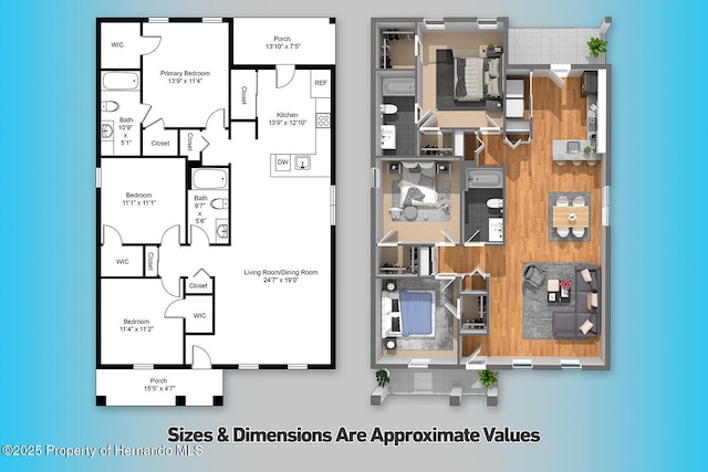 18082 Parakeet Rd, Weeki Wachee, FL 34614 - property floor plan