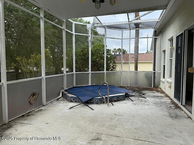 5165 Greystone Dr, Spring Hill, FL 34609 - view of unfurnished sunroom