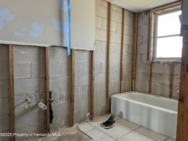 bathroom featuring a bathtub