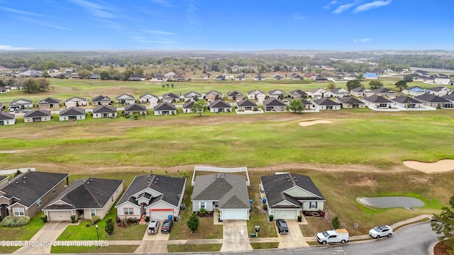 bird's eye view featuring a residential view