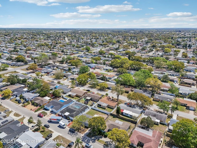 drone / aerial view featuring a residential view