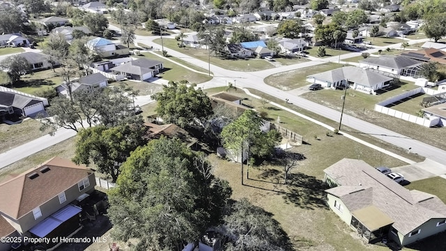 drone / aerial view featuring a residential view