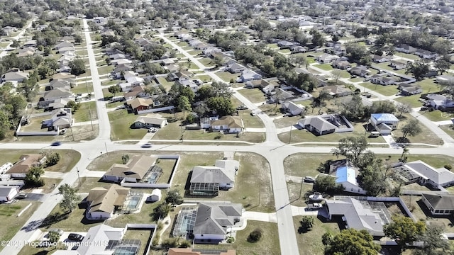 drone / aerial view featuring a residential view