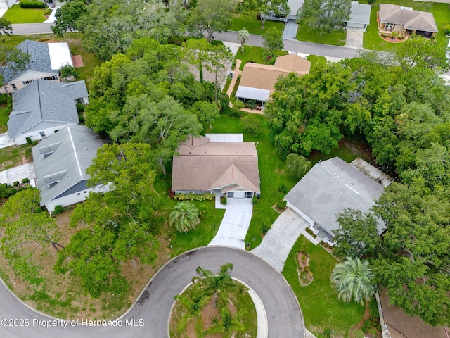 birds eye view of property featuring a residential view