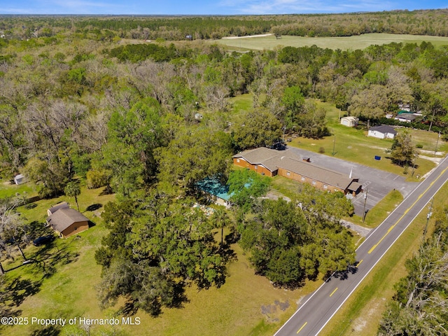 aerial view with a view of trees