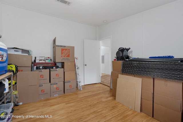 storage area featuring visible vents