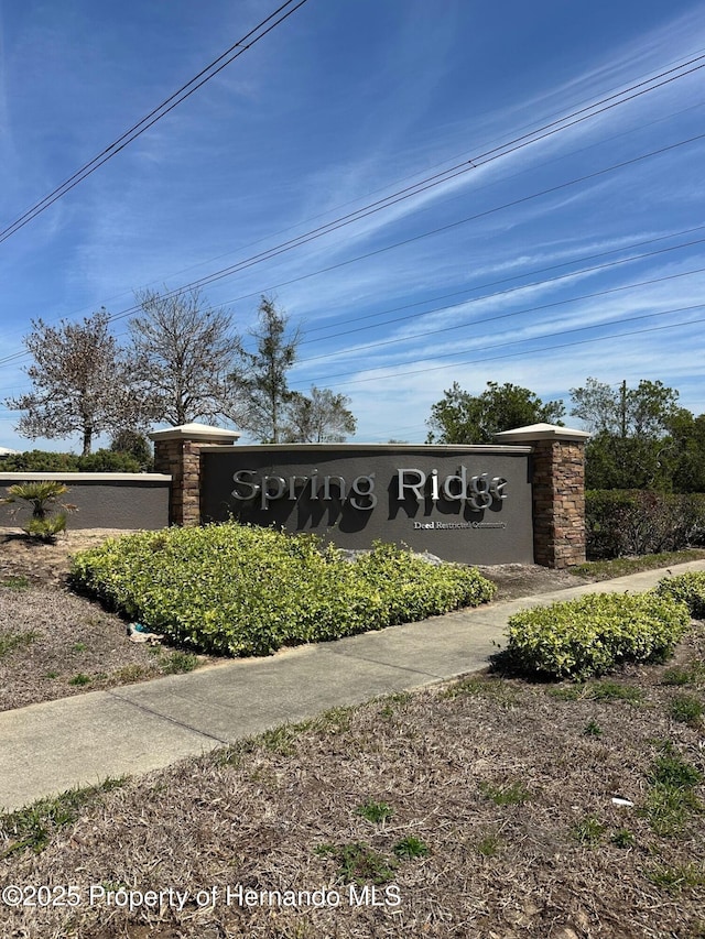 8480 Southern Charm Cir, Brooksville, FL 34613 - view of community sign
