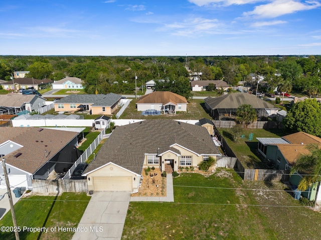1018 Stratton Ave, Spring Hill, FL 34609 - birds eye view of property with a residential view