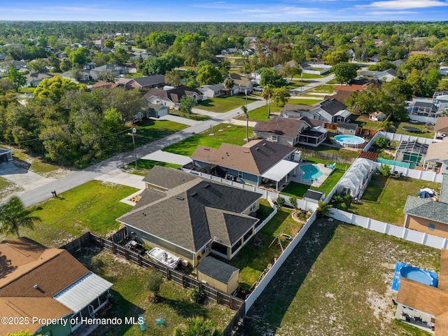1018 Stratton Ave, Spring Hill, FL 34609 - birds eye view of property with a residential view