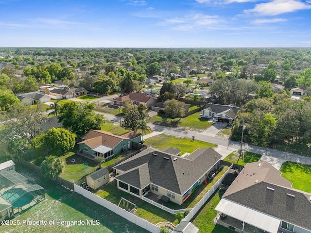 1018 Stratton Ave, Spring Hill, FL 34609 - birds eye view of property featuring a residential view