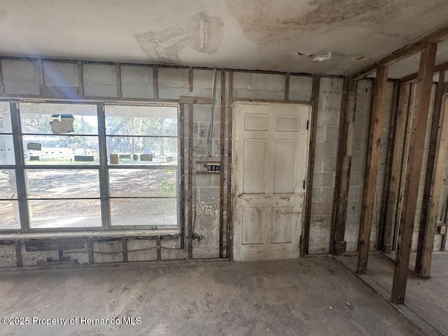 misc room with a wealth of natural light