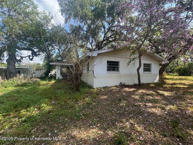 view of side of property