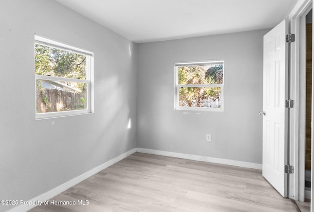 406 Zoller St, Brooksville, FL 34601 - interior space featuring light wood-style floors and baseboards