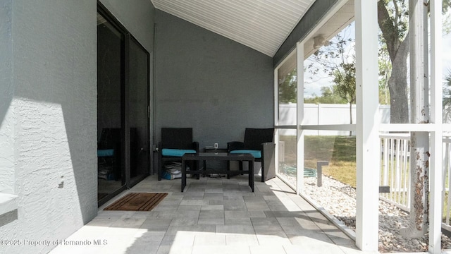 1156 Battersea Ave, Spring Hill, FL 34609 - sunroom / solarium with high vaulted ceiling