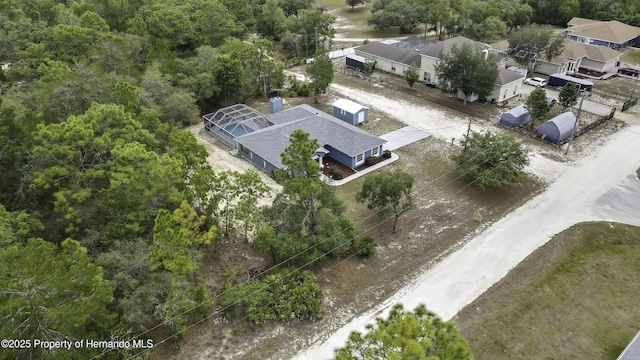 aerial view of property and surrounding area