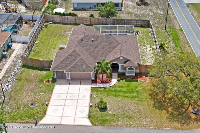 aerial view