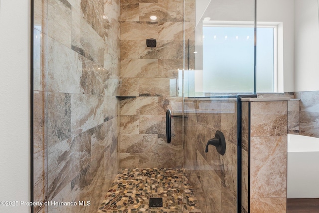 16043 Penn State Rd, Weeki Wachee, FL 34614 - bathroom with a shower stall