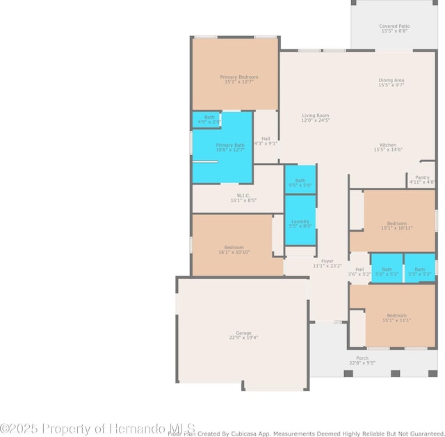 16043 Penn State Rd, Weeki Wachee, FL 34614 - floor plan / room layout