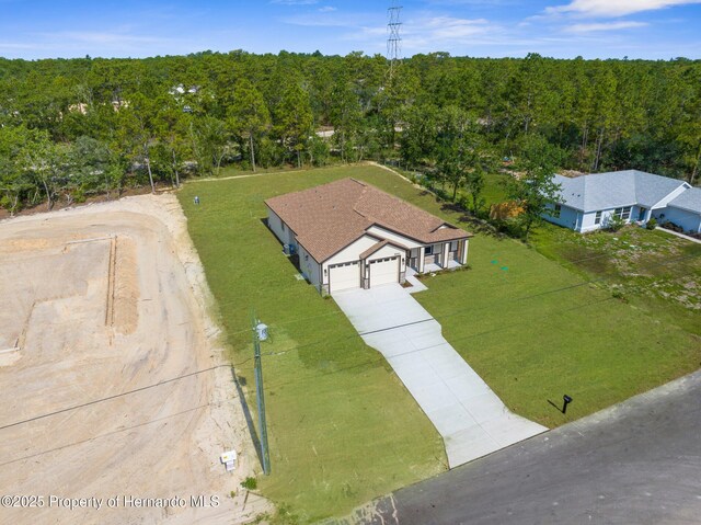16043 Penn State Rd, Weeki Wachee, FL 34614 - view from above of property featuring a forest