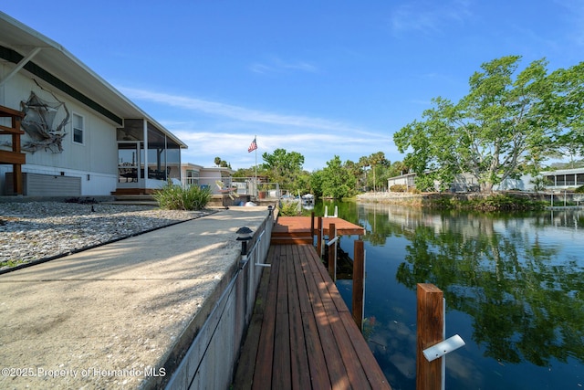 6448-2 W Richard Dr, Weeki Wachee, FL 34607 - dock with a water view