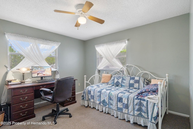 9414 Northcliffe Blvd, Spring Hill, FL 34606 - bedroom with carpet flooring, multiple windows, and baseboards