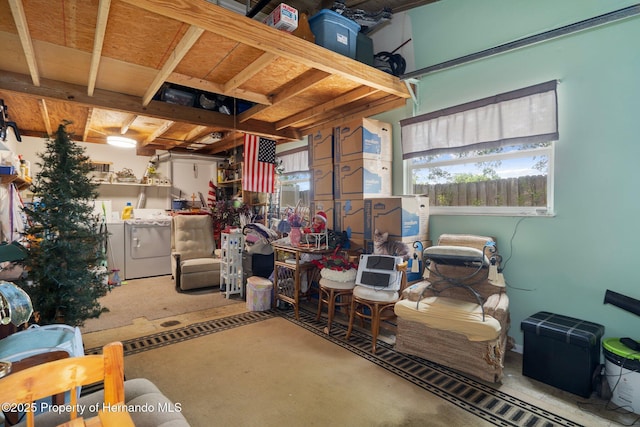 9414 Northcliffe Blvd, Spring Hill, FL 34606 - storage featuring washer and clothes dryer
