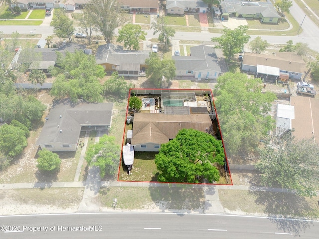 9414 Northcliffe Blvd, Spring Hill, FL 34606 - birds eye view of property featuring a residential view