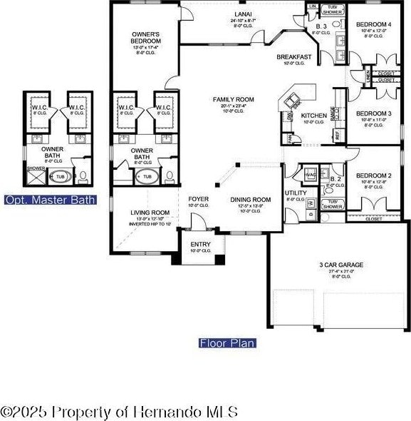 12848 Hilary St, Spring Hill, FL 34609 - plan