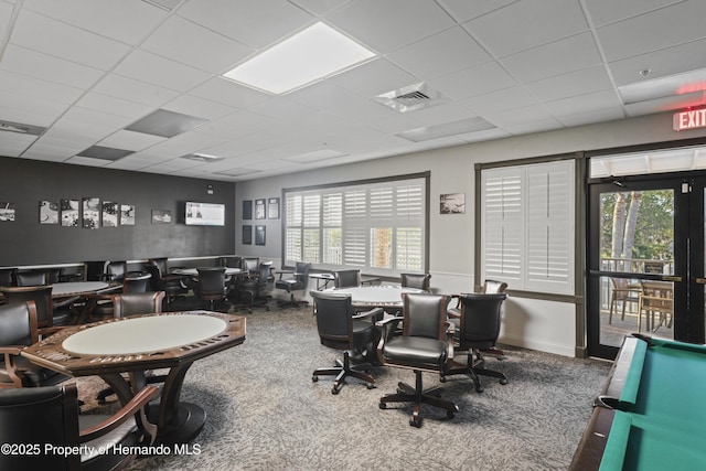 11250 Hollander Ave, Hudson, FL 34667 - interior space featuring visible vents and a paneled ceiling