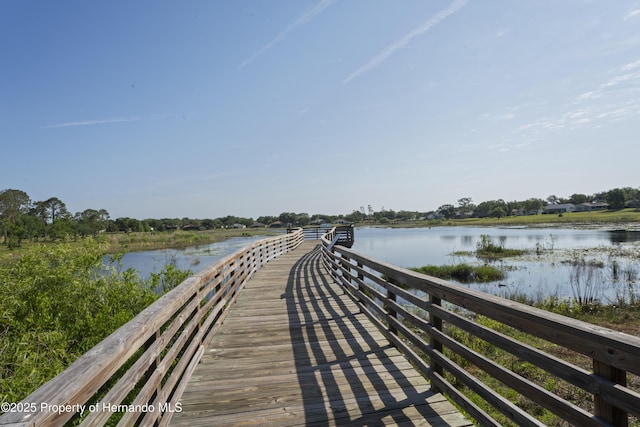 11250 Hollander Ave, Hudson, FL 34667 - view of dock with a water view