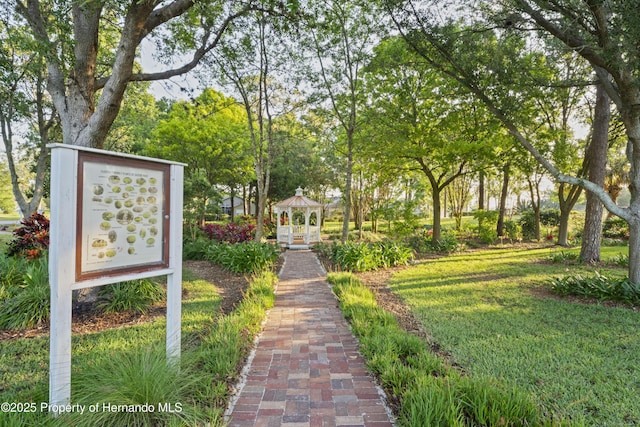 11250 Hollander Ave, Hudson, FL 34667 - view of property's community with a gazebo