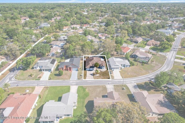 4405 Plumosa St, Spring Hill, FL 34607 - bird's eye view featuring a residential view