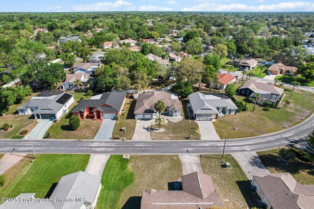 4405 Plumosa St, Spring Hill, FL 34607 - aerial view with a residential view