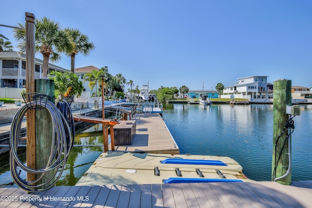 4285 Flexer Dr, Hernando Beach, FL 34607 - dock area with a water view