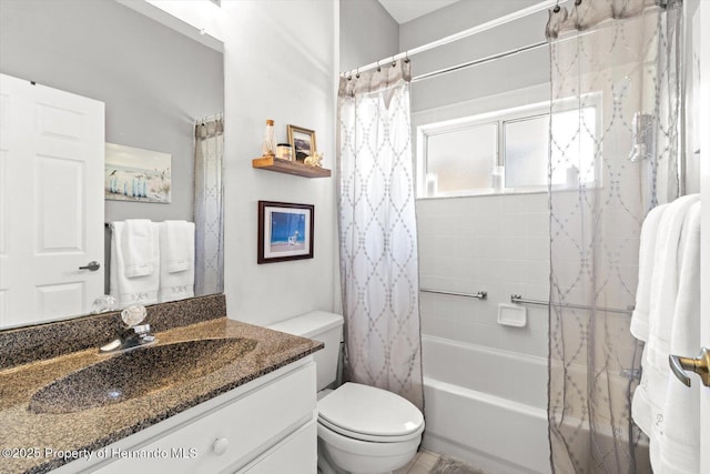 262 W Romany Loop, Beverly Hills, FL 34465 - bathroom with shower / tub combo, vanity, and toilet